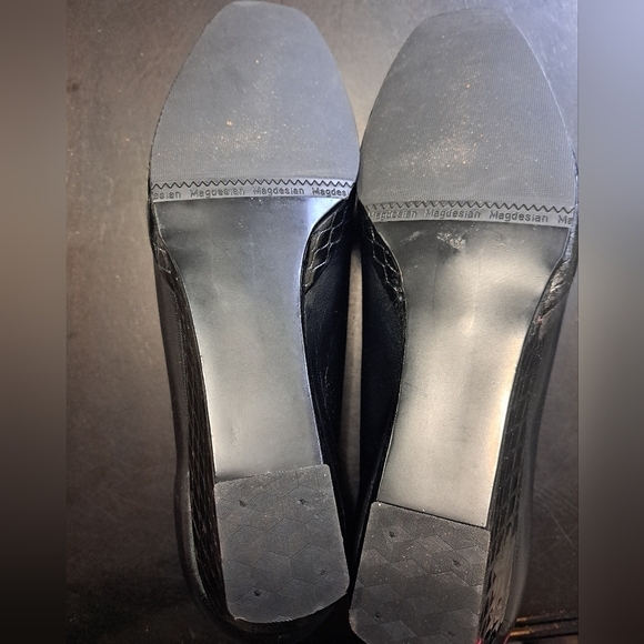 Vintage California Magdesians Black Nappa Leather Pump    Size 10 - Picture 10 of 10